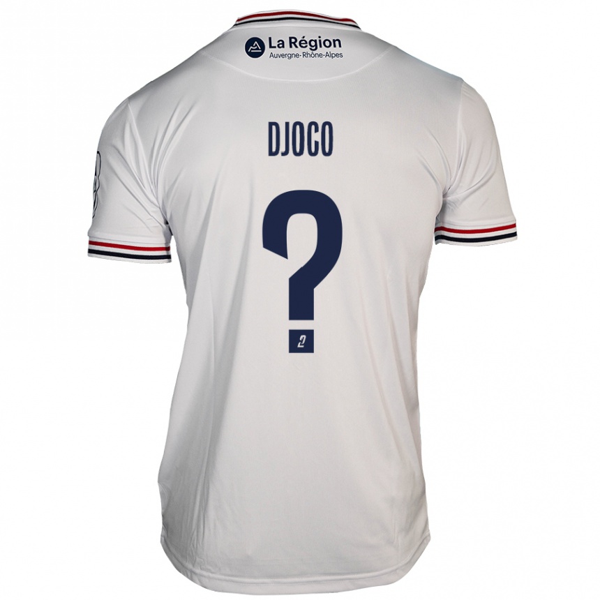 Niño Fútbol Camiseta Ouparine Djoco #0 Blanco 2ª Equipación 2024/25