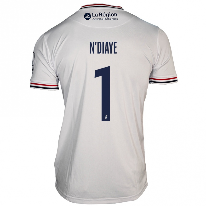 Niño Fútbol Camiseta Massamba N'diaye #1 Blanco 2ª Equipación 2024/25