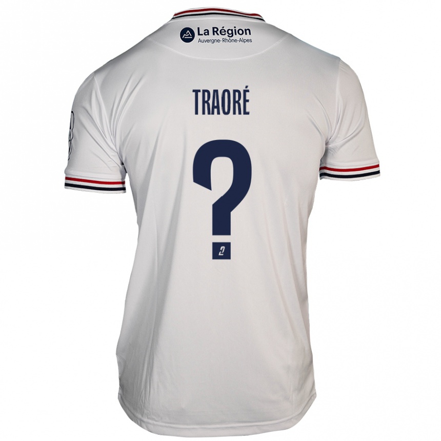 Niño Fútbol Camiseta Soumaela Traoré #0 Blanco 2ª Equipación 2024/25