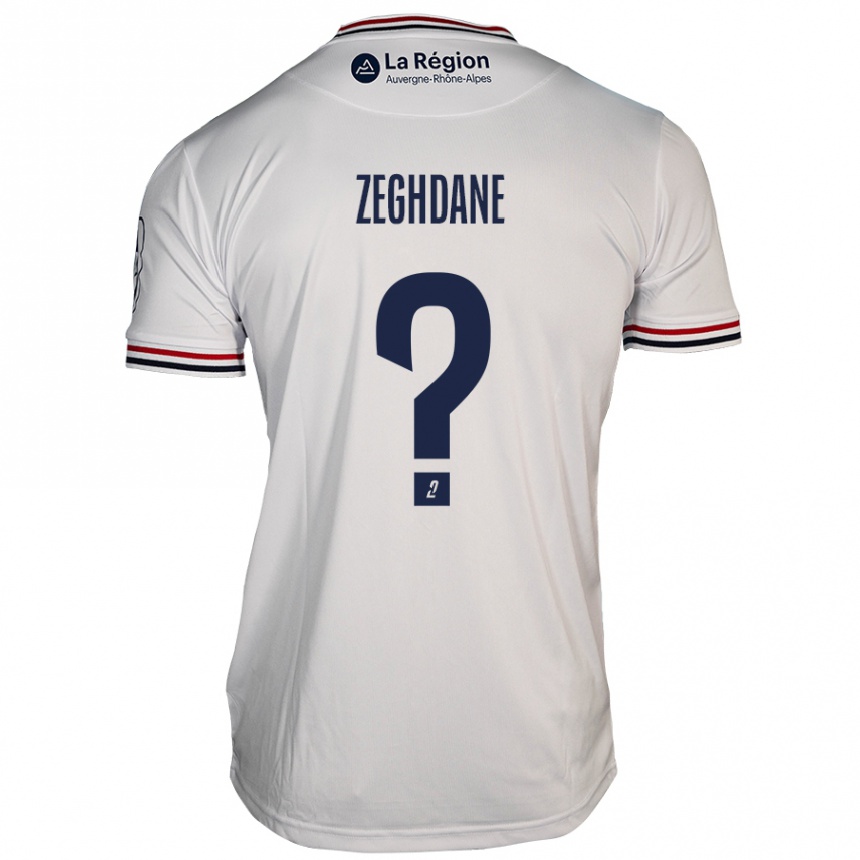 Niño Fútbol Camiseta Merwan Zeghdane #0 Blanco 2ª Equipación 2024/25