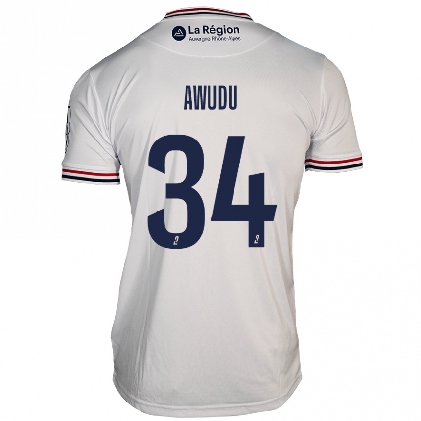 Niño Fútbol Camiseta Sumaila Awudu #34 Blanco 2ª Equipación 2024/25