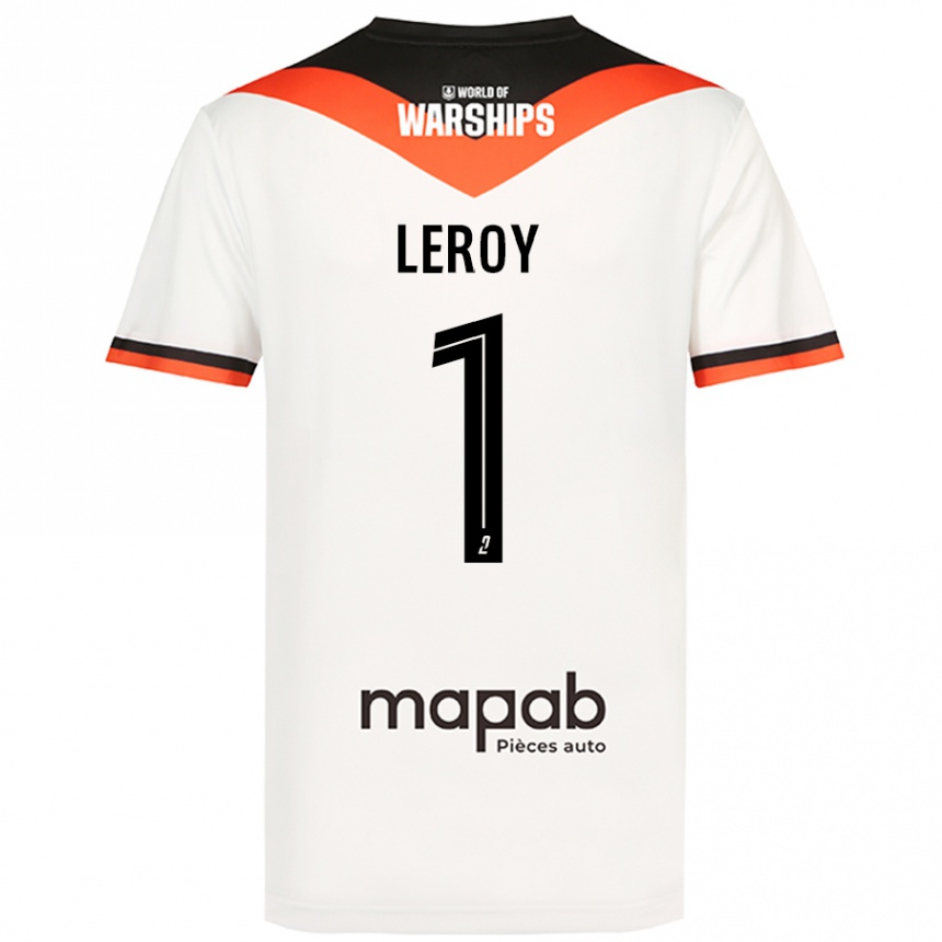 Niño Fútbol Camiseta Benjamin Leroy #1 Blanco 2ª Equipación 2024/25