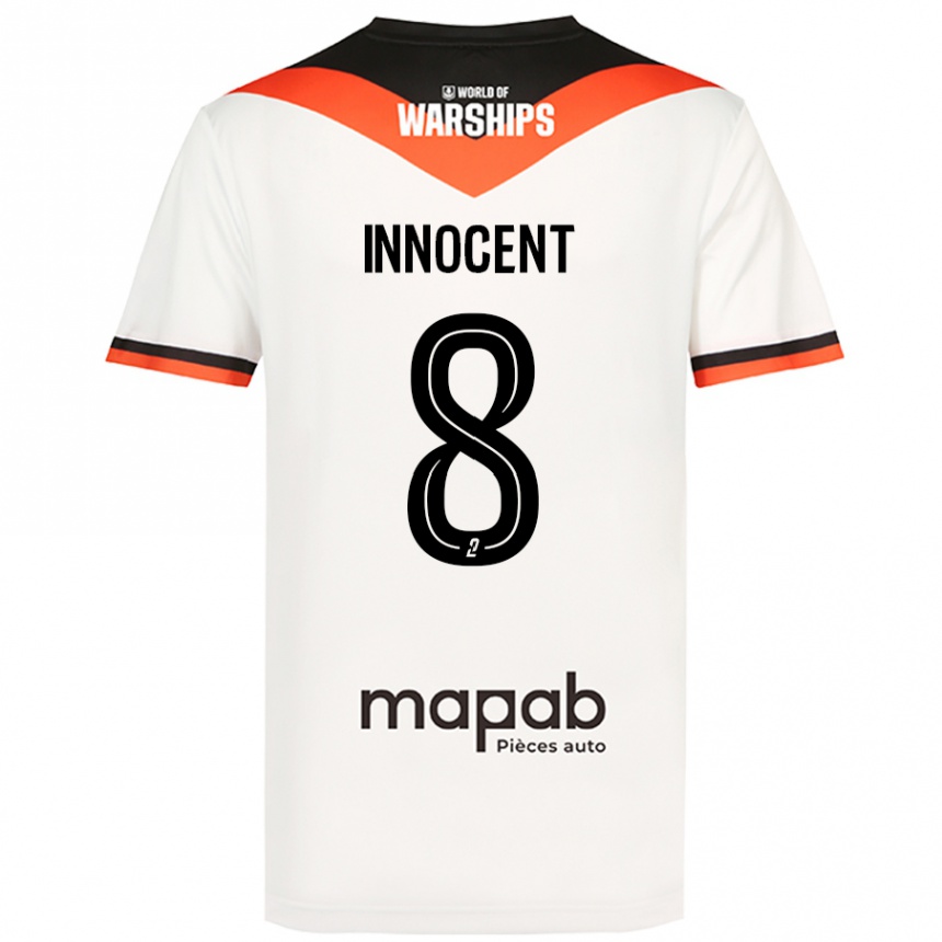 Niño Fútbol Camiseta Bonke Innocent #8 Blanco 2ª Equipación 2024/25