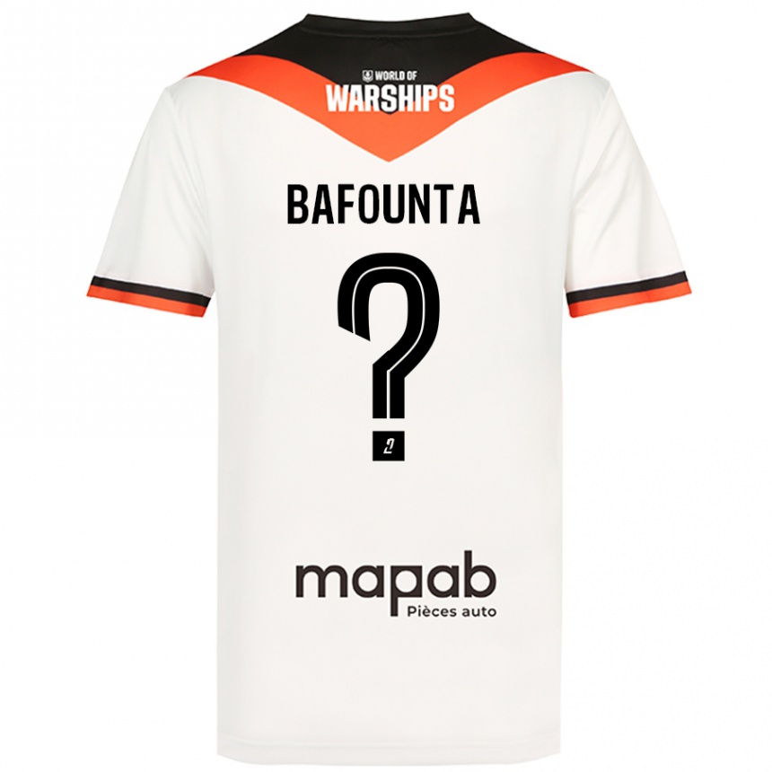 Niño Fútbol Camiseta Kamal Bafounta #0 Blanco 2ª Equipación 2024/25