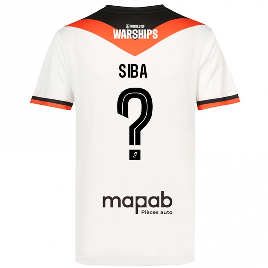 Niño Fútbol Camiseta Stevan Siba #0 Blanco 2ª Equipación 2024/25