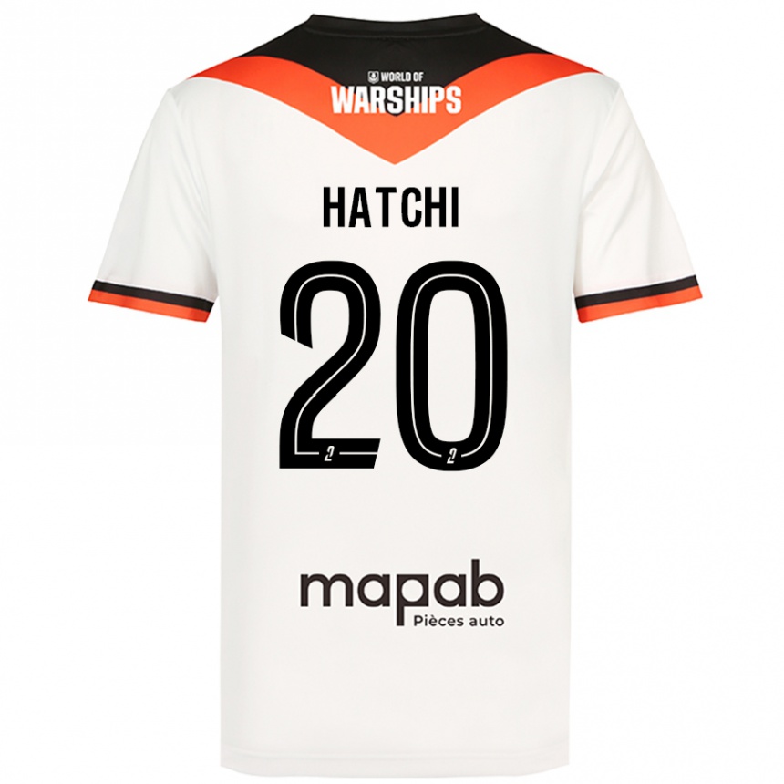 Niño Fútbol Camiseta Jérémy Hatchi #20 Blanco 2ª Equipación 2024/25