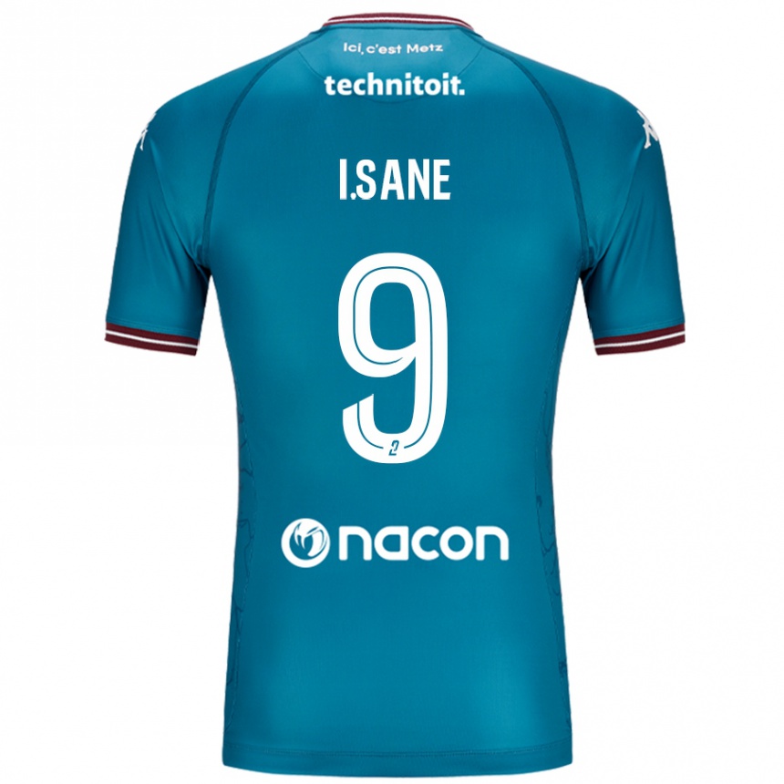 Niño Fútbol Camiseta Ibou Sané #9 Azul Petróleo 2ª Equipación 2024/25