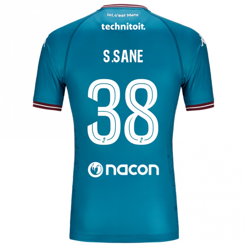 Niño Fútbol Camiseta Sadibou Sané #38 Azul Petróleo 2ª Equipación 2024/25