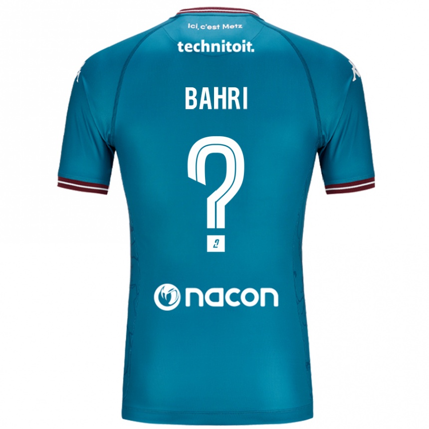 Niño Fútbol Camiseta Wassim Bahri #0 Azul Petróleo 2ª Equipación 2024/25