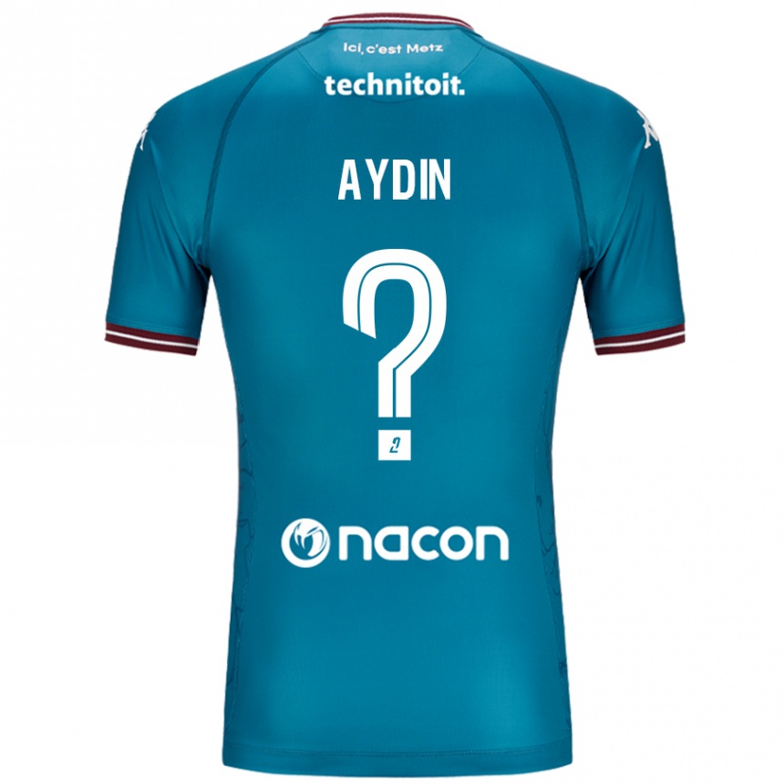 Niño Fútbol Camiseta Oguzhan Aydin #0 Azul Petróleo 2ª Equipación 2024/25