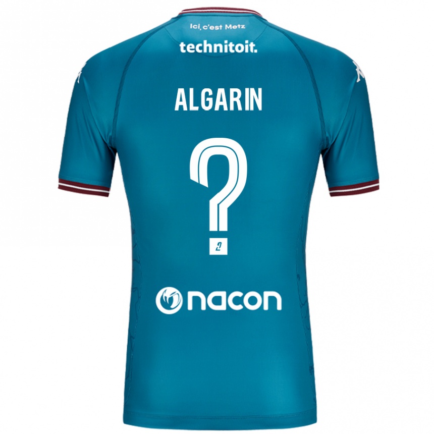 Niño Fútbol Camiseta Tony Algarin #0 Azul Petróleo 2ª Equipación 2024/25