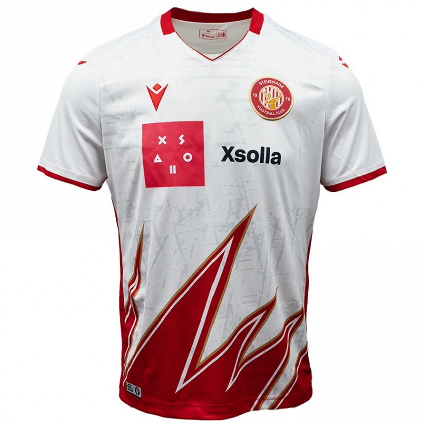 Hombre Fútbol Camiseta Dan Sweeney #6 Blanco Rojo 1ª Equipación 2024/25