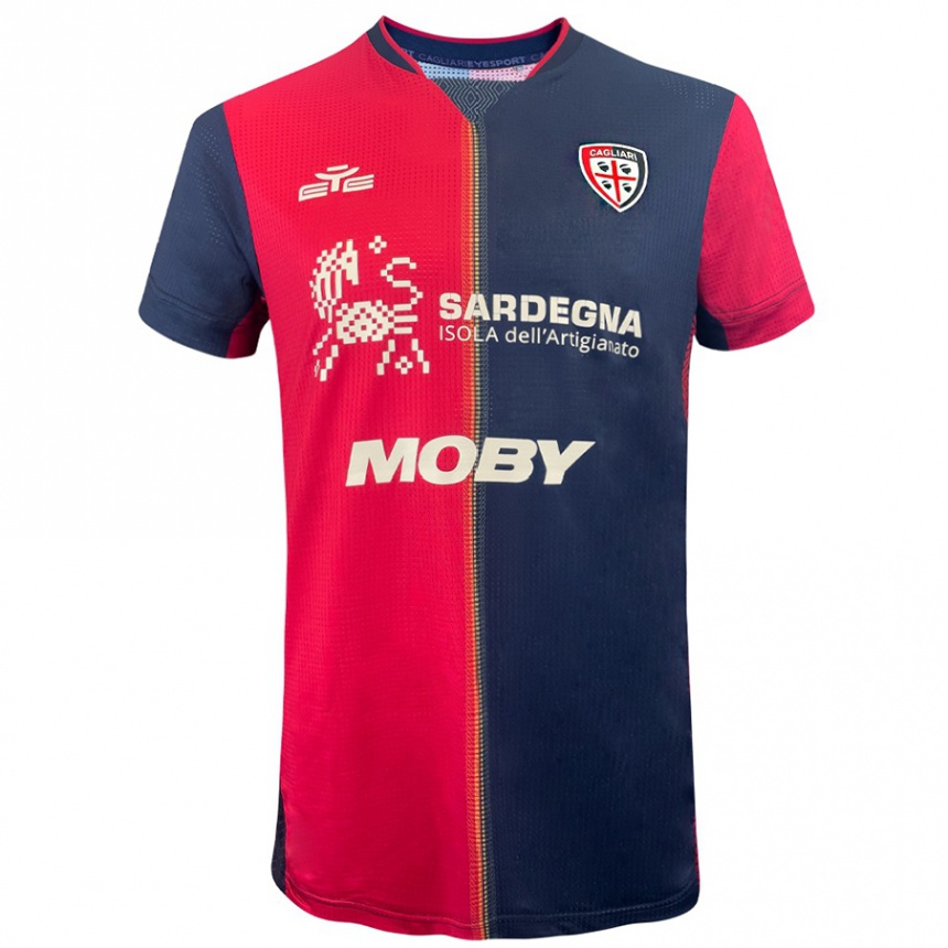 Hombre Fútbol Camiseta Nadir Zortea #19 Rojo Azul Más Oscuro 1ª Equipación 2024/25