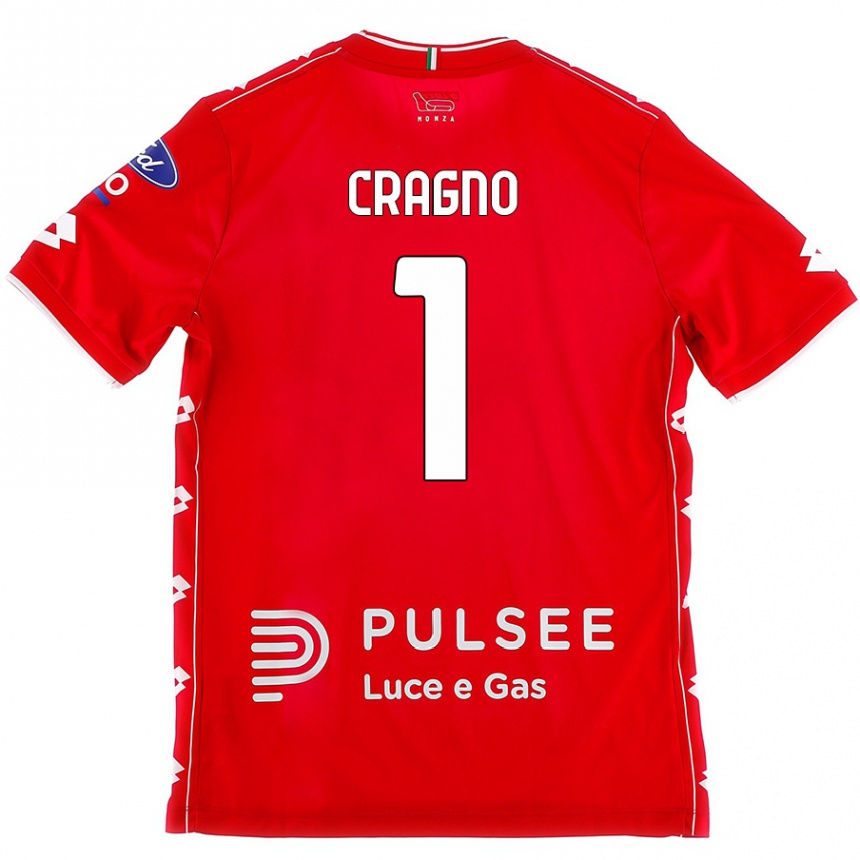 Hombre Fútbol Camiseta Alessio Cragno #1 Rojo Blanco 1ª Equipación 2024/25