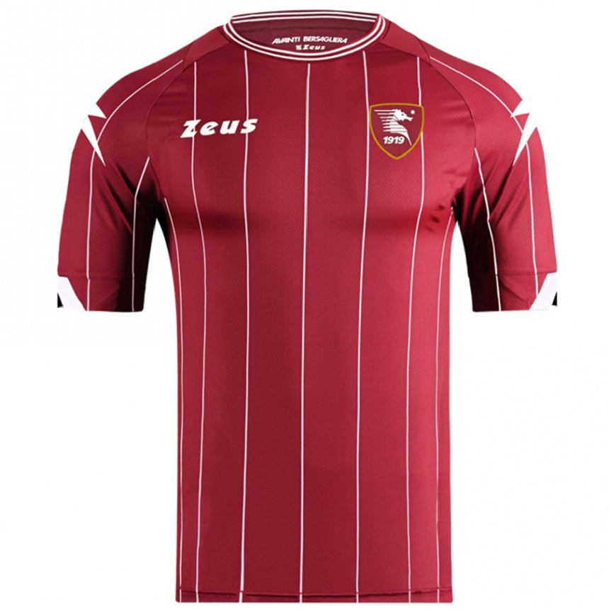 Hombre Fútbol Camiseta Luigi Sepe #55 Borgoña 1ª Equipación 2024/25