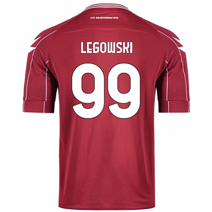 Hombre Fútbol Camiseta Mateusz Legowski #99 Borgoña 1ª Equipación 2024/25