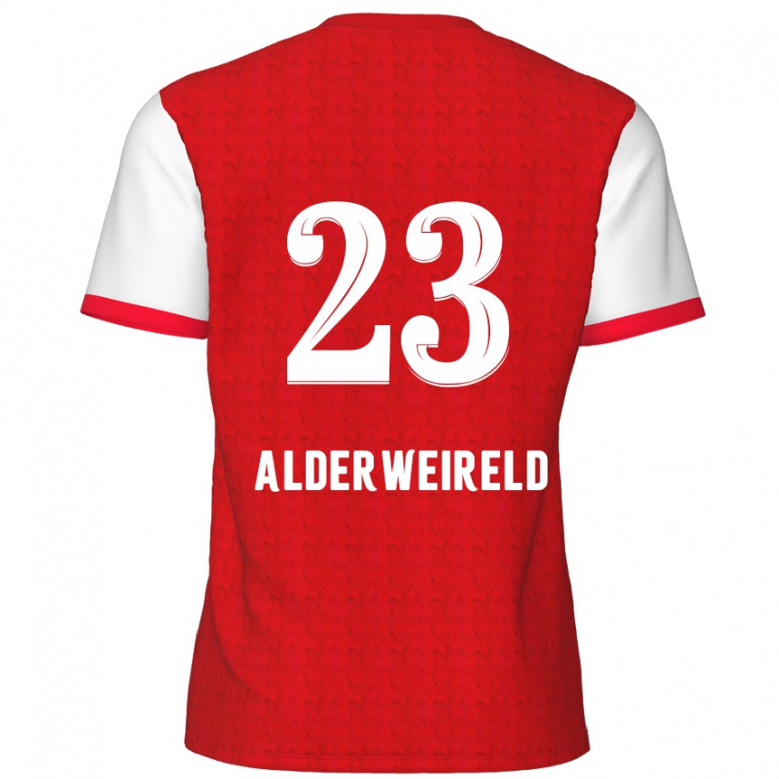 Hombre Fútbol Camiseta Toby Alderweireld #23 Rojo Blanco 1ª Equipación 2024/25