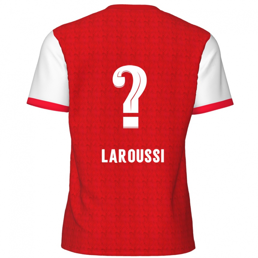 Hombre Fútbol Camiseta Nizar Laroussi #0 Rojo Blanco 1ª Equipación 2024/25