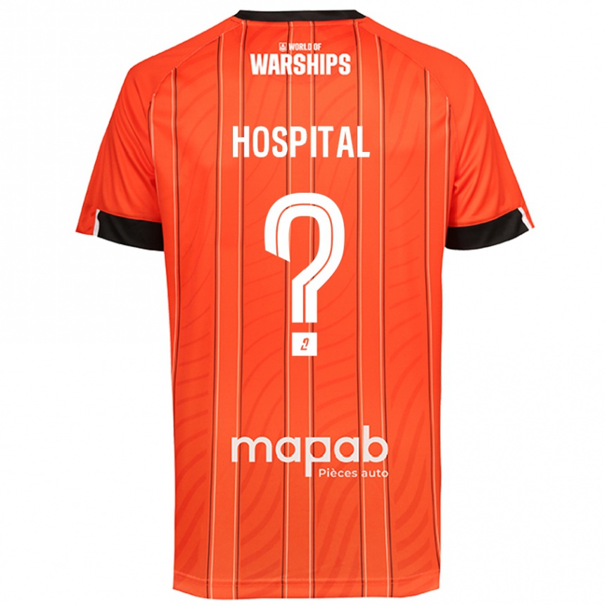 Hombre Fútbol Camiseta Alex Hospital #0 Naranja 1ª Equipación 2024/25