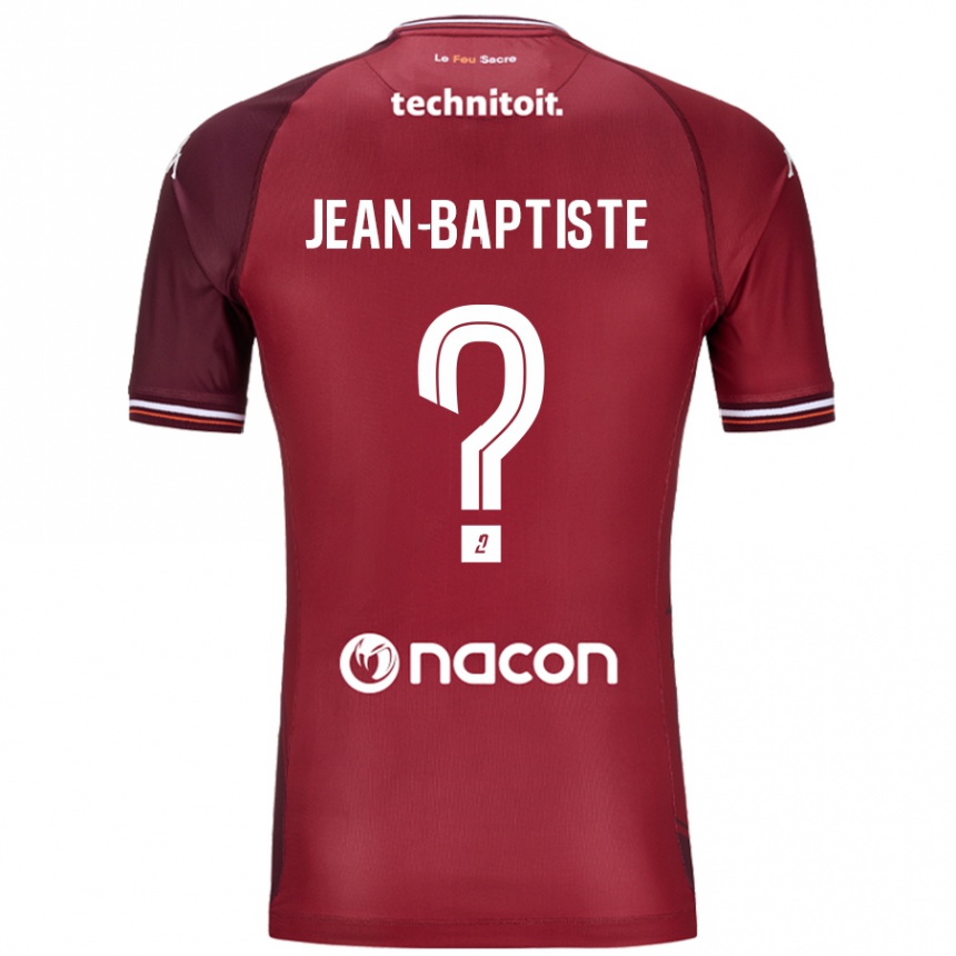 Hombre Fútbol Camiseta Romain Jean-Baptiste #0 Rojo Granata 1ª Equipación 2024/25