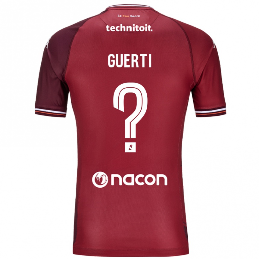 Hombre Fútbol Camiseta Ismaël Guerti #0 Rojo Granata 1ª Equipación 2024/25