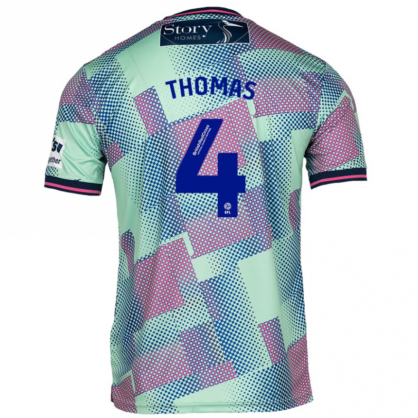 Hombre Fútbol Camiseta Terell Thomas #4 Verde 2ª Equipación 2024/25