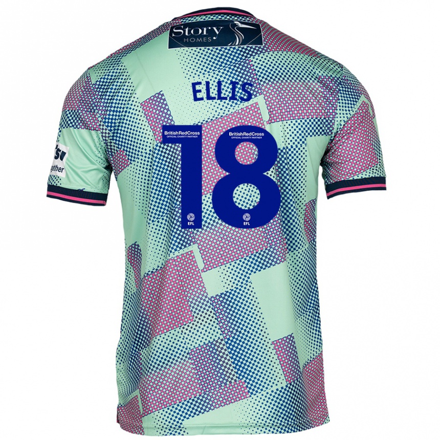 Hombre Fútbol Camiseta Jack Ellis #18 Verde 2ª Equipación 2024/25