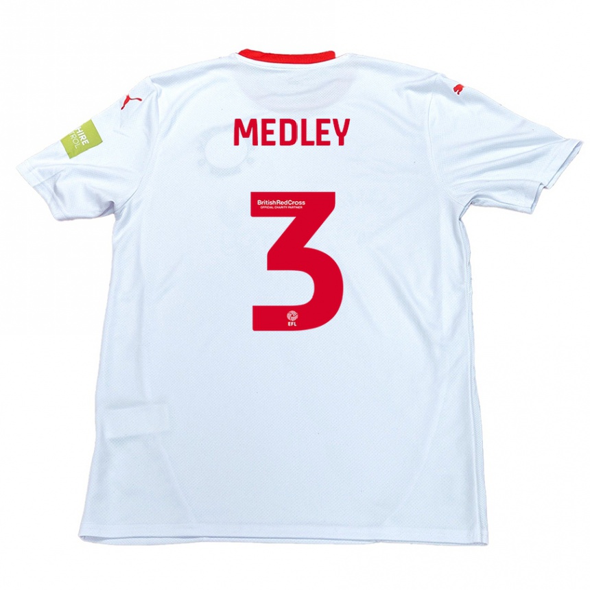 Hombre Fútbol Camiseta Zech Medley #3 Blanco 2ª Equipación 2024/25