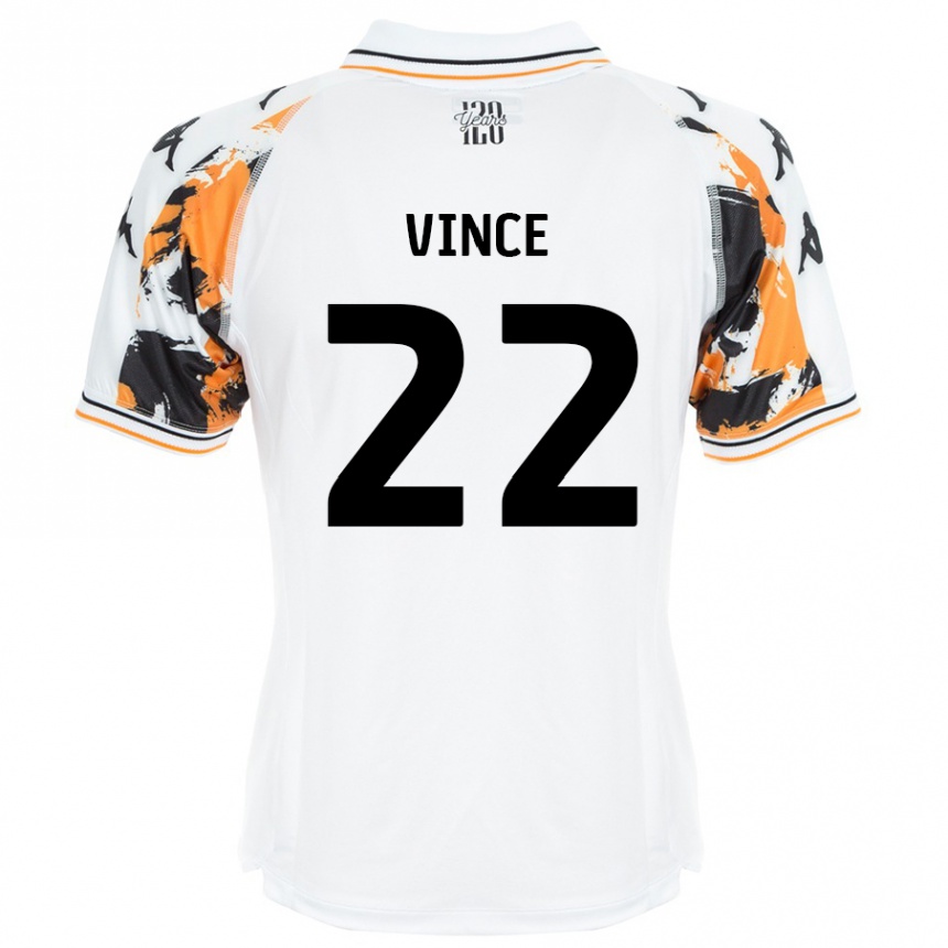 Hombre Fútbol Camiseta Anna Vince #22 Blanco 2ª Equipación 2024/25