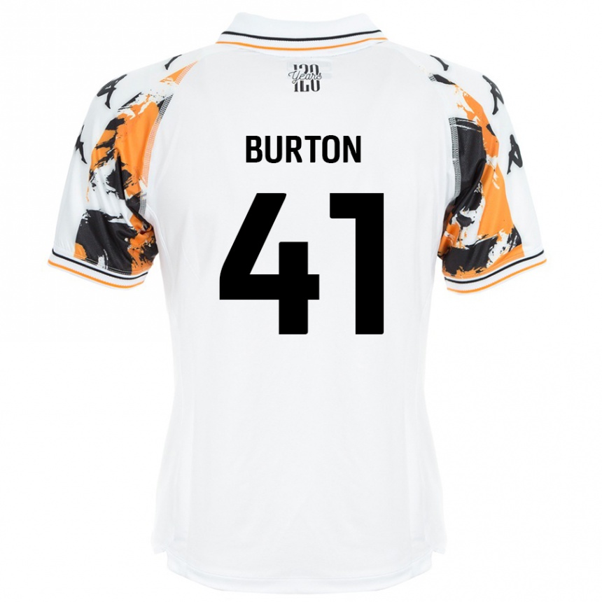 Hombre Fútbol Camiseta Jess Burton #41 Blanco 2ª Equipación 2024/25