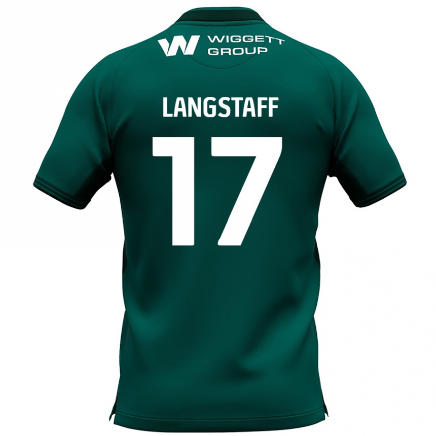 Hombre Fútbol Camiseta Macaulay Langstaff #17 Verde 2ª Equipación 2024/25