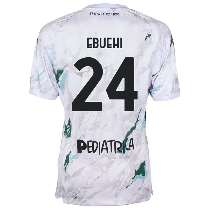 Hombre Fútbol Camiseta Tyronne Ebuehi #24 Gris 2ª Equipación 2024/25