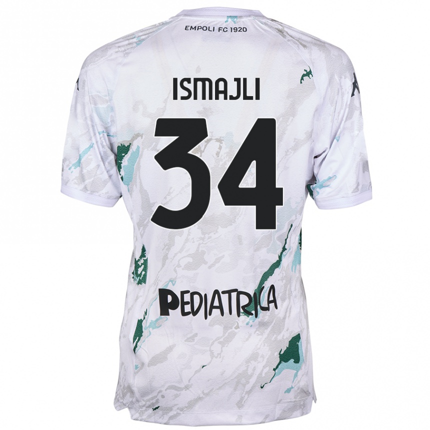 Hombre Fútbol Camiseta Ardian Ismajli #34 Gris 2ª Equipación 2024/25