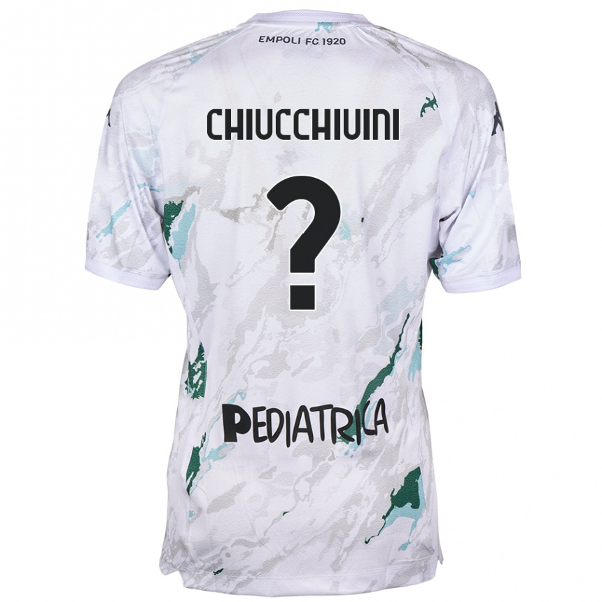 Hombre Fútbol Camiseta Lorenzo Chiucchiuini #0 Gris 2ª Equipación 2024/25