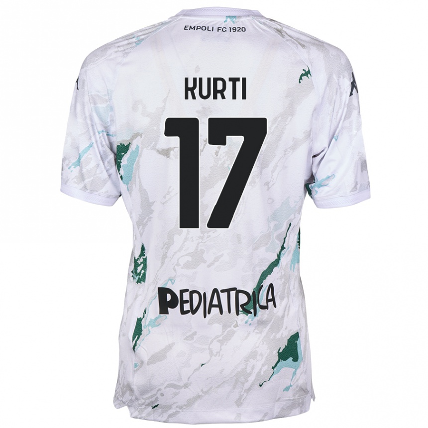 Hombre Fútbol Camiseta Adi Kurti #17 Gris 2ª Equipación 2024/25