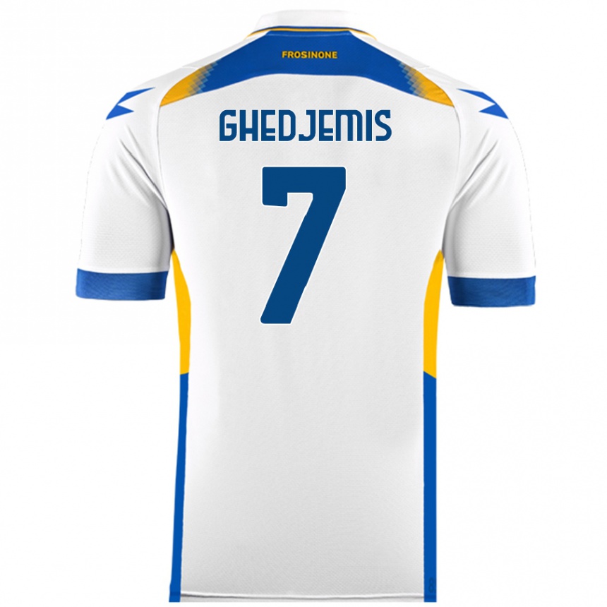 Hombre Fútbol Camiseta Farès Ghedjemis #7 Blanco 2ª Equipación 2024/25