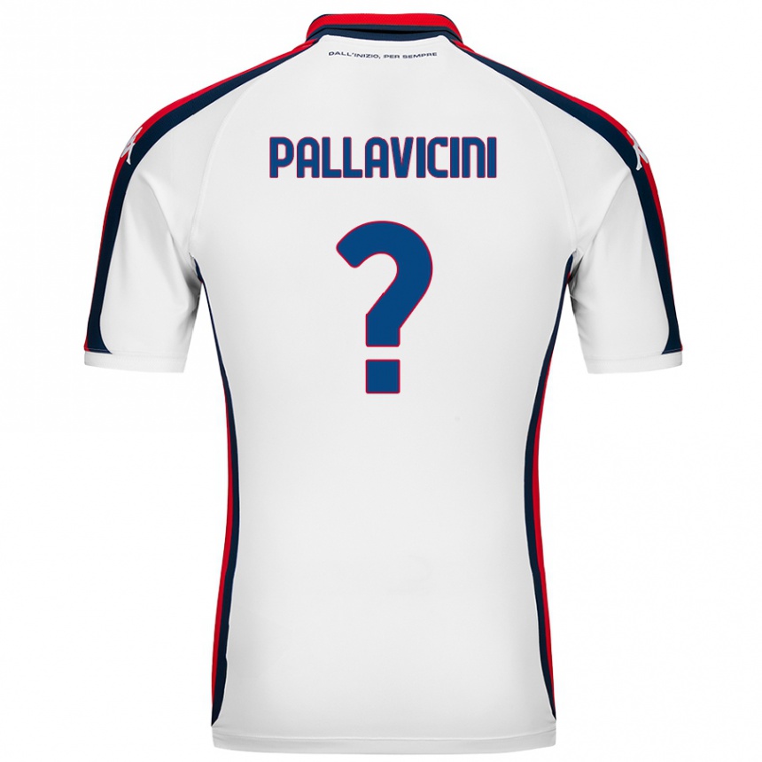 Hombre Fútbol Camiseta Matteo Pallavicini #0 Blanco 2ª Equipación 2024/25