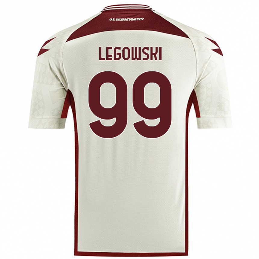 Hombre Fútbol Camiseta Mateusz Legowski #99 Color Crema 2ª Equipación 2024/25