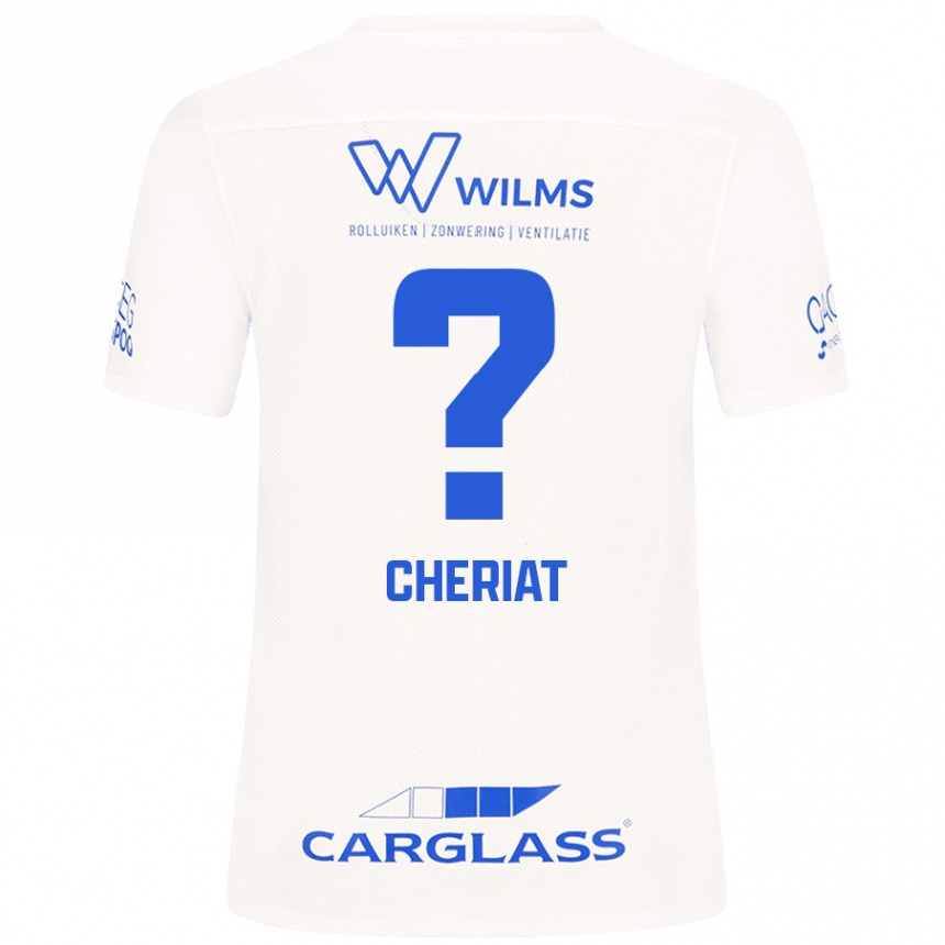 Hombre Fútbol Camiseta Rayan Cheriat #0 Blanco 2ª Equipación 2024/25