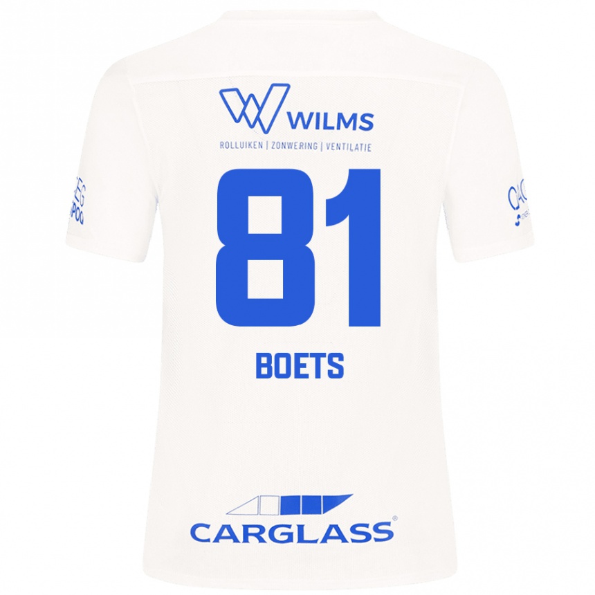 Hombre Fútbol Camiseta Keo Boets #81 Blanco 2ª Equipación 2024/25