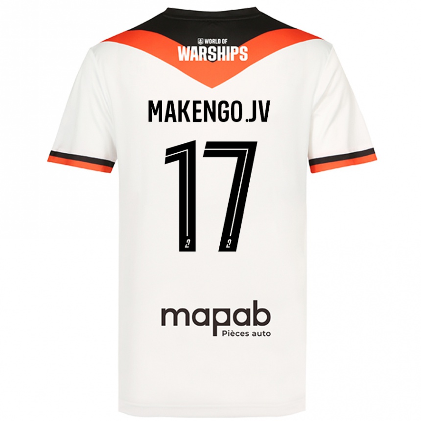 Hombre Fútbol Camiseta Jean-Victor Makengo #17 Blanco 2ª Equipación 2024/25