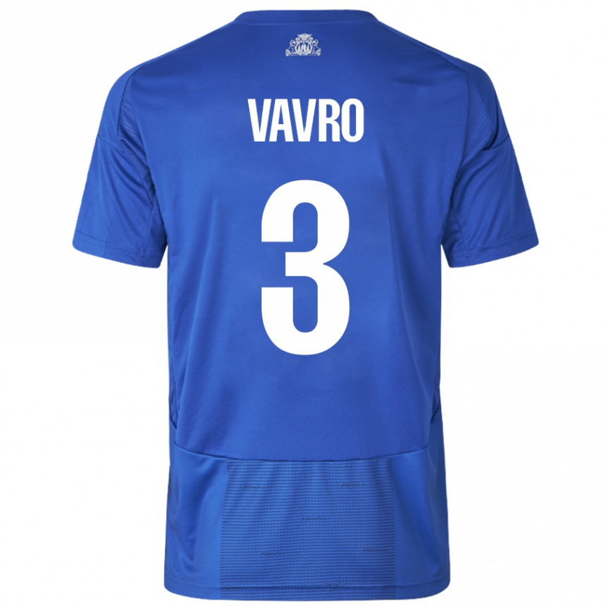 Hombre Fútbol Camiseta Denis Vavro #3 Blanco Azul 2ª Equipación 2024/25