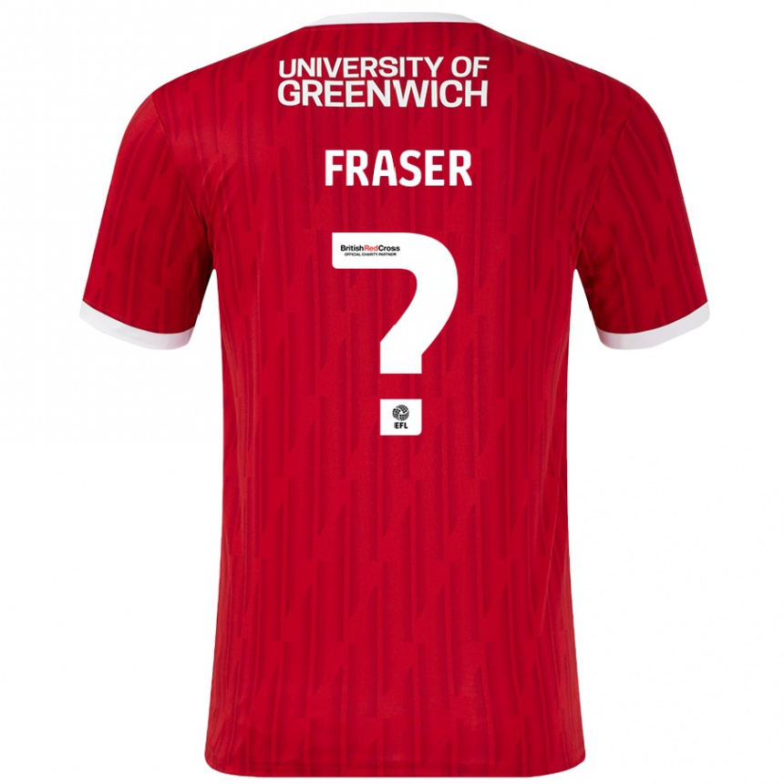 Mujer Fútbol Camiseta Scott Fraser #0 Rojo Blanco 1ª Equipación 2024/25