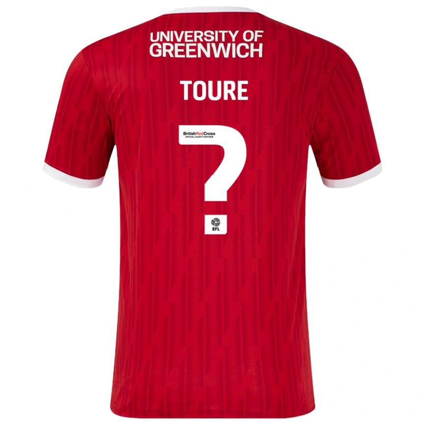 Mujer Fútbol Camiseta Seydil Toure #0 Rojo Blanco 1ª Equipación 2024/25