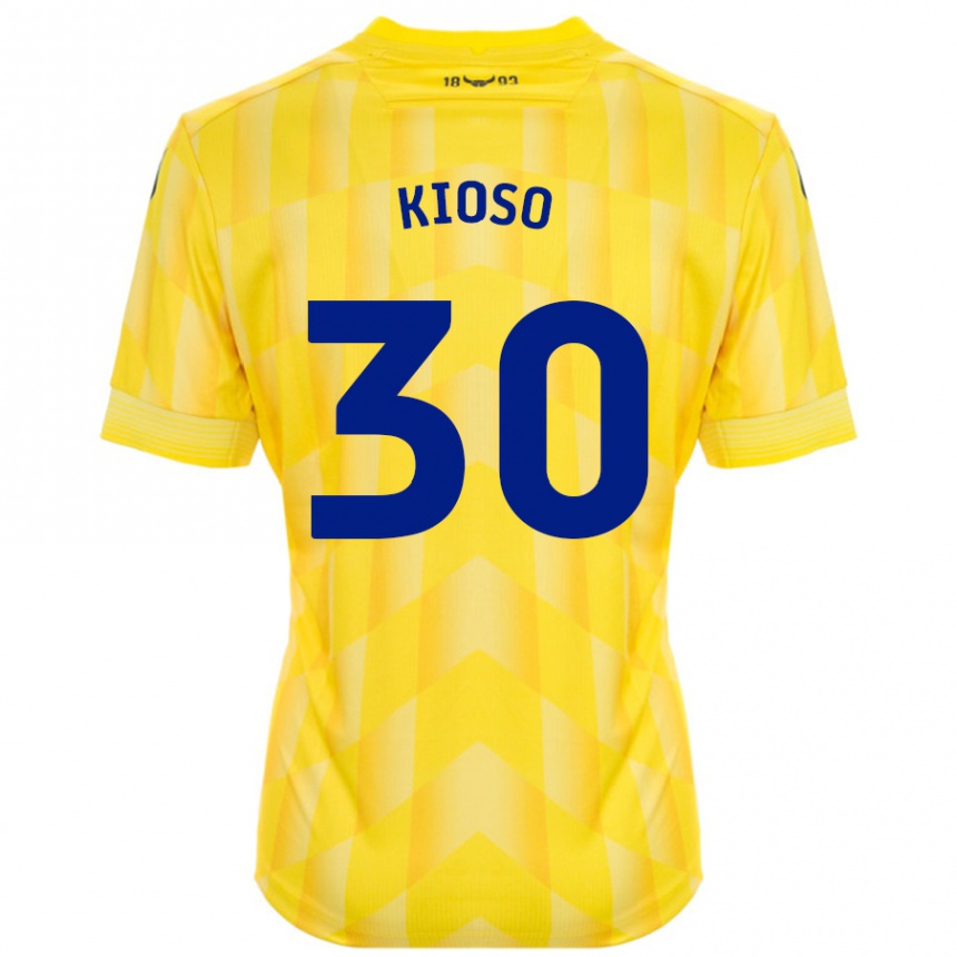 Mujer Fútbol Camiseta Peter Kioso #30 Amarillo 1ª Equipación 2024/25