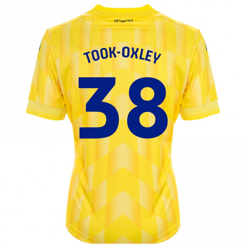 Mujer Fútbol Camiseta Zaide Took-Oxley #38 Amarillo 1ª Equipación 2024/25