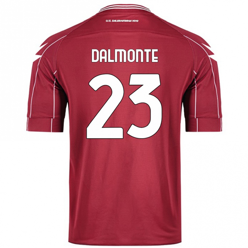 Mujer Fútbol Camiseta Nicola Dalmonte #23 Borgoña 1ª Equipación 2024/25