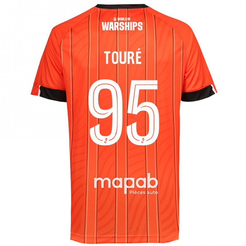 Mujer Fútbol Camiseta Isaak Touré #95 Naranja 1ª Equipación 2024/25