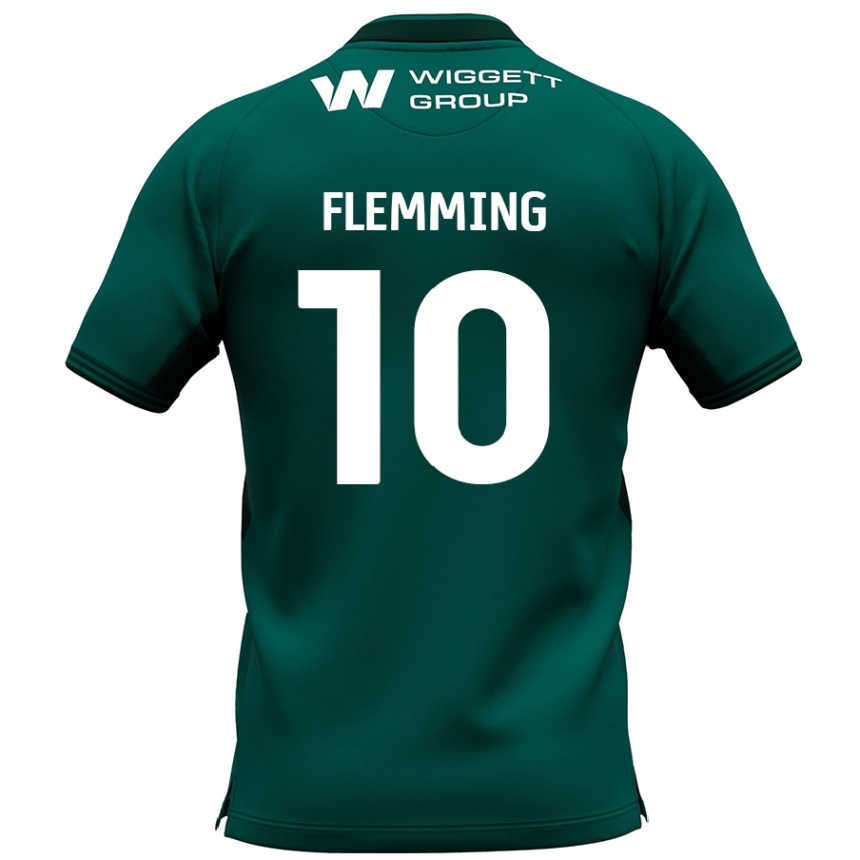 Mujer Fútbol Camiseta Zian Flemming #10 Verde 2ª Equipación 2024/25