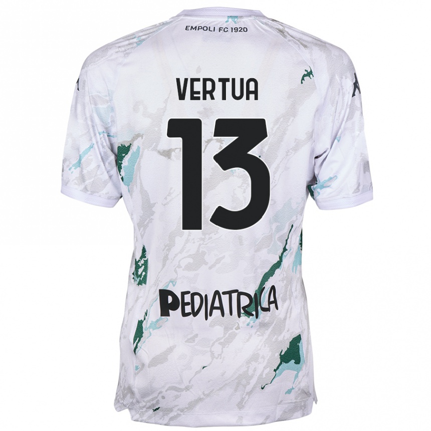 Mujer Fútbol Camiseta Filippo Vertua #13 Gris 2ª Equipación 2024/25